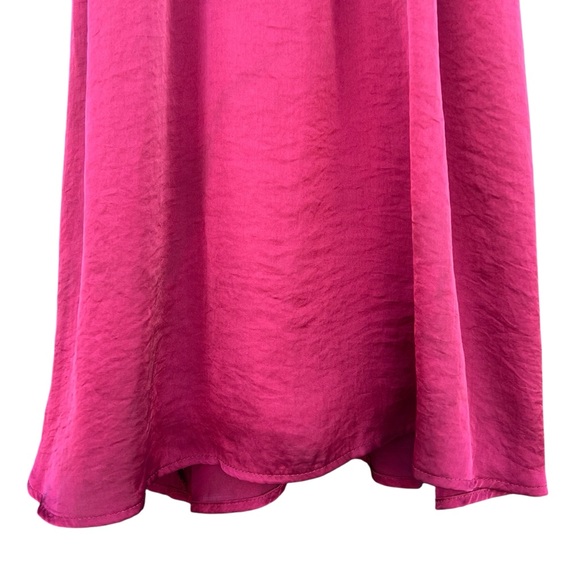 Show Me Your MuMu | Mini Red Cocktail Strappy Satin Dress | M - Picture 7 of 14